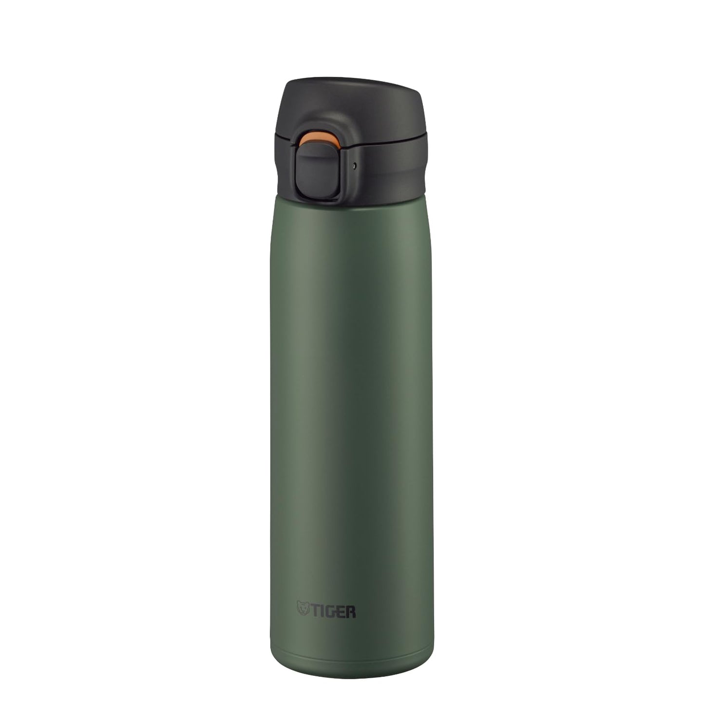 TIGER MKR-W50NGK Water Bottle, 16.9 fl oz (500 ml), One Push, Stainless Steel Bottle, Easy to Drink Design, Includes Lid and Seal for Easy Washing, Easy to Wash 2 Pieces, Easy Cap, Vacuum Insulated,