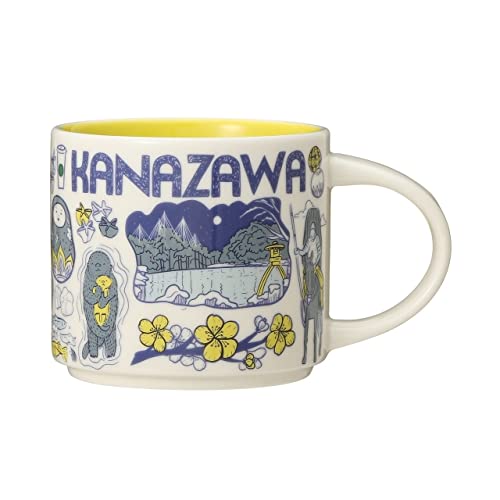 Starbucks JAPAN KANAZAWA Been There Series Coffee Mug, 14.0 fl oz (414 ml)