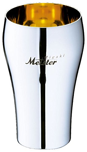 三宝産業 Sanho Sangyo 11002010 Migaki Meister Tumbler, Large, 12.8 fl oz (380 ml), 24 Gold Plated