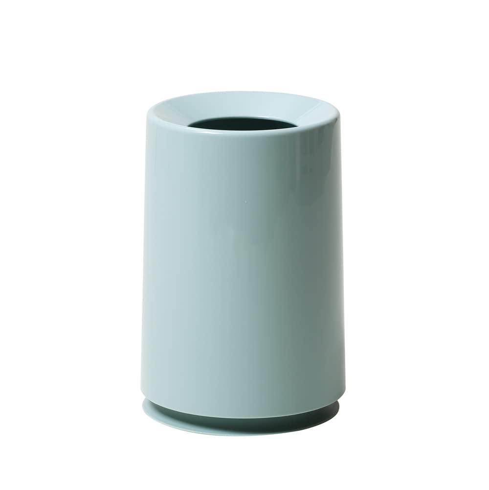 ideaco Round Trash Can 2.1 gal (6 L) Diameter 7.9 x Height 11.8 inches (20 cm) x Height 11.8 inches (30 cm) TUBELOR Light Blue (Tubular Light Blue)