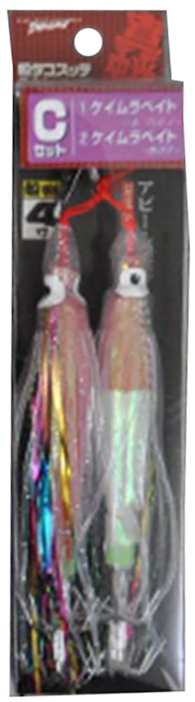 Marushin Fishing Gear Dragon Boat Taco Sutte Set of 2 [C Set/4 Size] / Boat Octopus Fishing Squid