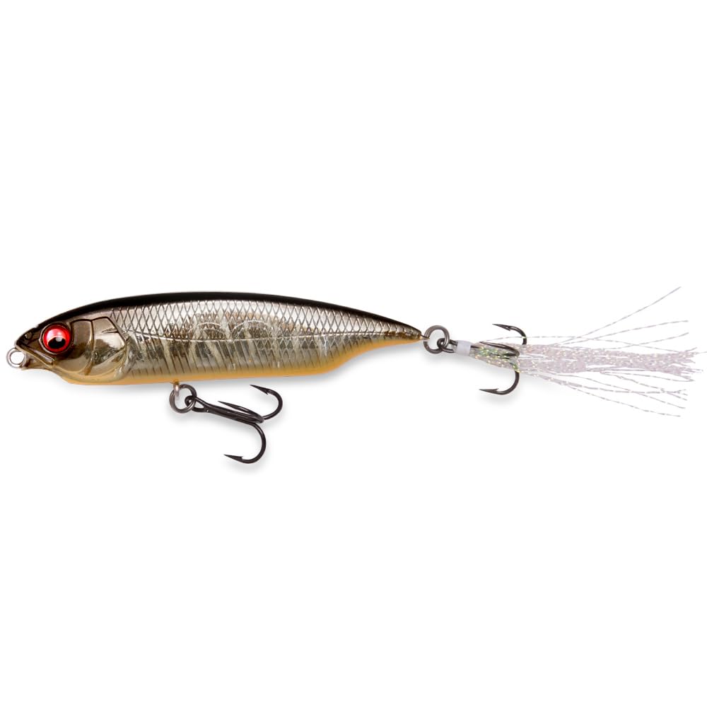 Megabass KARASHI MG Trainkuro 2.3" Slow Sinking Worm 3/16oz #10 Tinsel Hook x1 Bass Lure