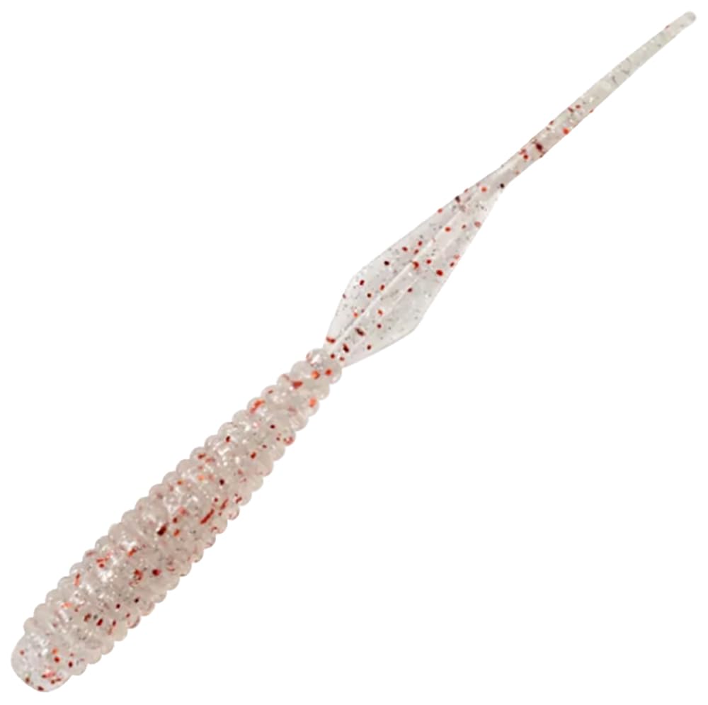 HARIMITSU MBW05 Worm Bootie Shake, 2-Inch UV Clear Akarame Lure