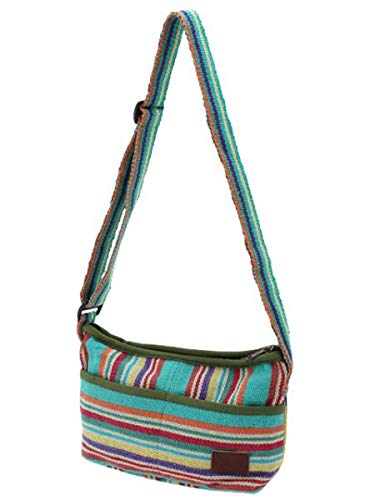 Chai Hane NQTP5119 Border Woven Mini Shoulder Bag, blue, One Size