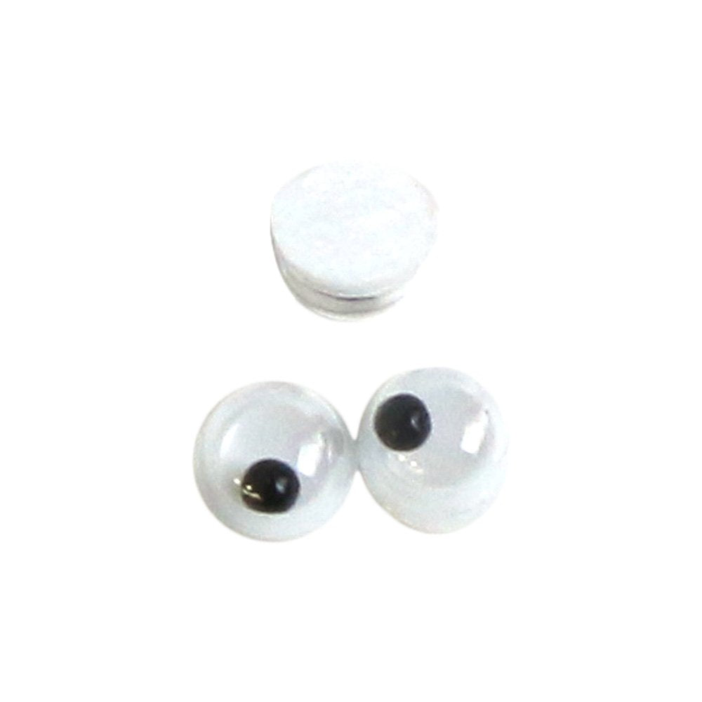 NBK CE100 Motion Eye Adhesive, Pack of 50, φ0.1 inches (3 mm), Black