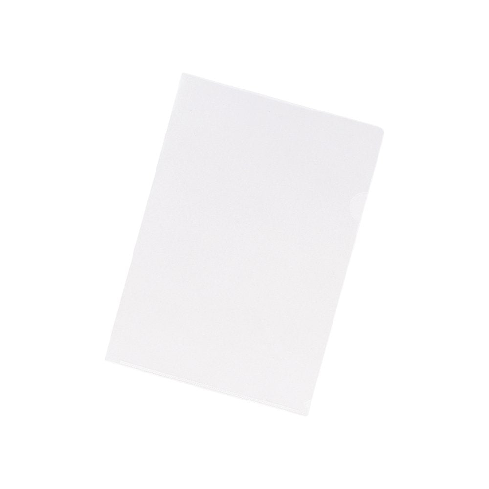 Lihit Lab G6010-1 Clear File Clear Holder, 10 Count, A4, Milky White