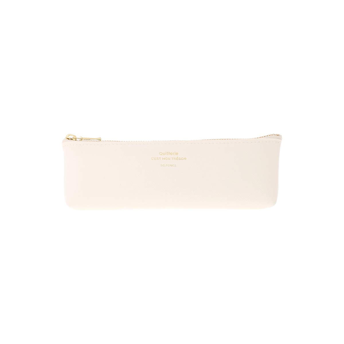 DELFONICS 500222-100 Delphonics QUITTERIE Kitty Pencil Case, White