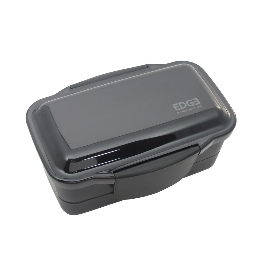 Yellow Studio '25 EDGE Dome 2-Tier Lunch 850ml Black