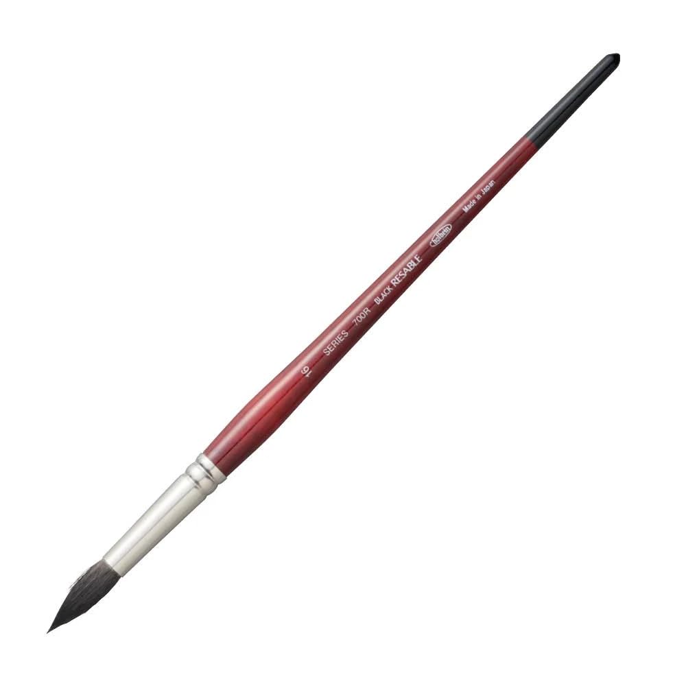 Holbein horubein Watercolor Brush Black rise-buru 700R Round Round Brush No. 16