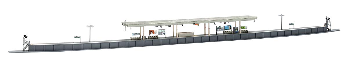 TOMYTEC 4273 N Gauge Island Home Set, Urban Type, Model Railway Supplies