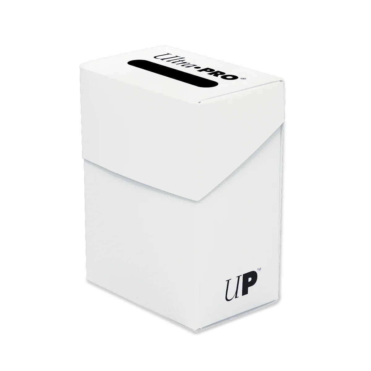Ultra Pro - PRO 80+ Card Deck Box (White) - Protect Valuable Sports cards, Gaming Cards and Collectible Cards In a Compact Deck Box, Perfect For Traveling and Storage