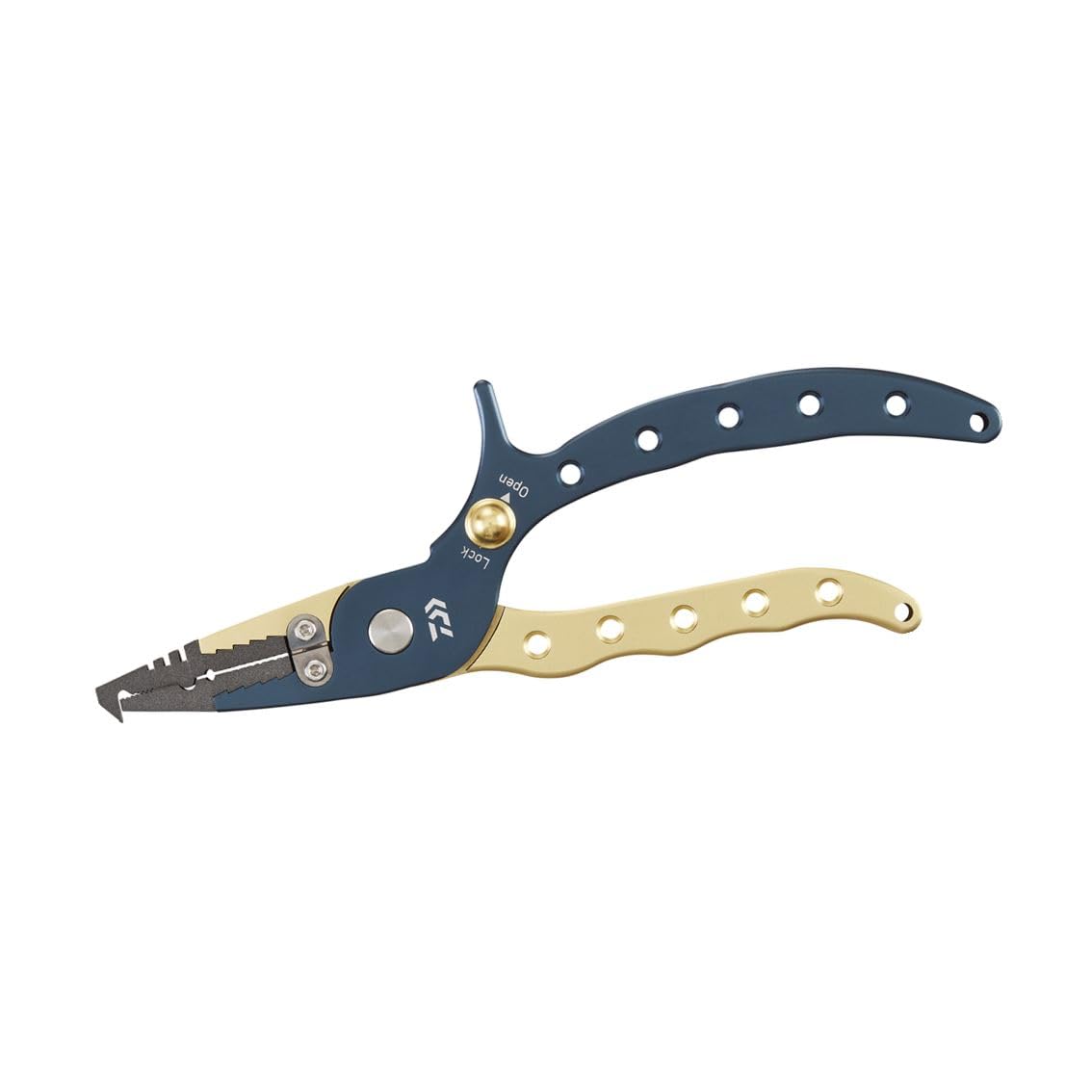 DAIWA Aluminum Pliers α200H Lock, BG C, Deep Blue