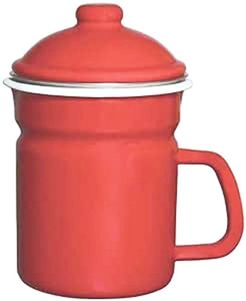 Enameled Pure Enamel Oil Pot RD [PU-2317-RD]