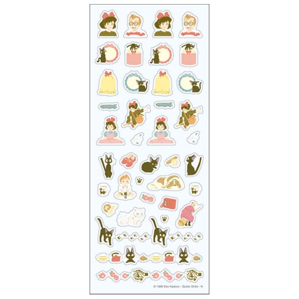 ENSKY Studio Ghibli Works SMR-06 Kiki's Delivery Service Schedule Sticker