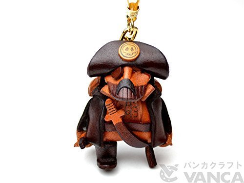 [Handmade made in Japan, new, craftsman] leather key ring pirate story KH [VANCA] (japan import)