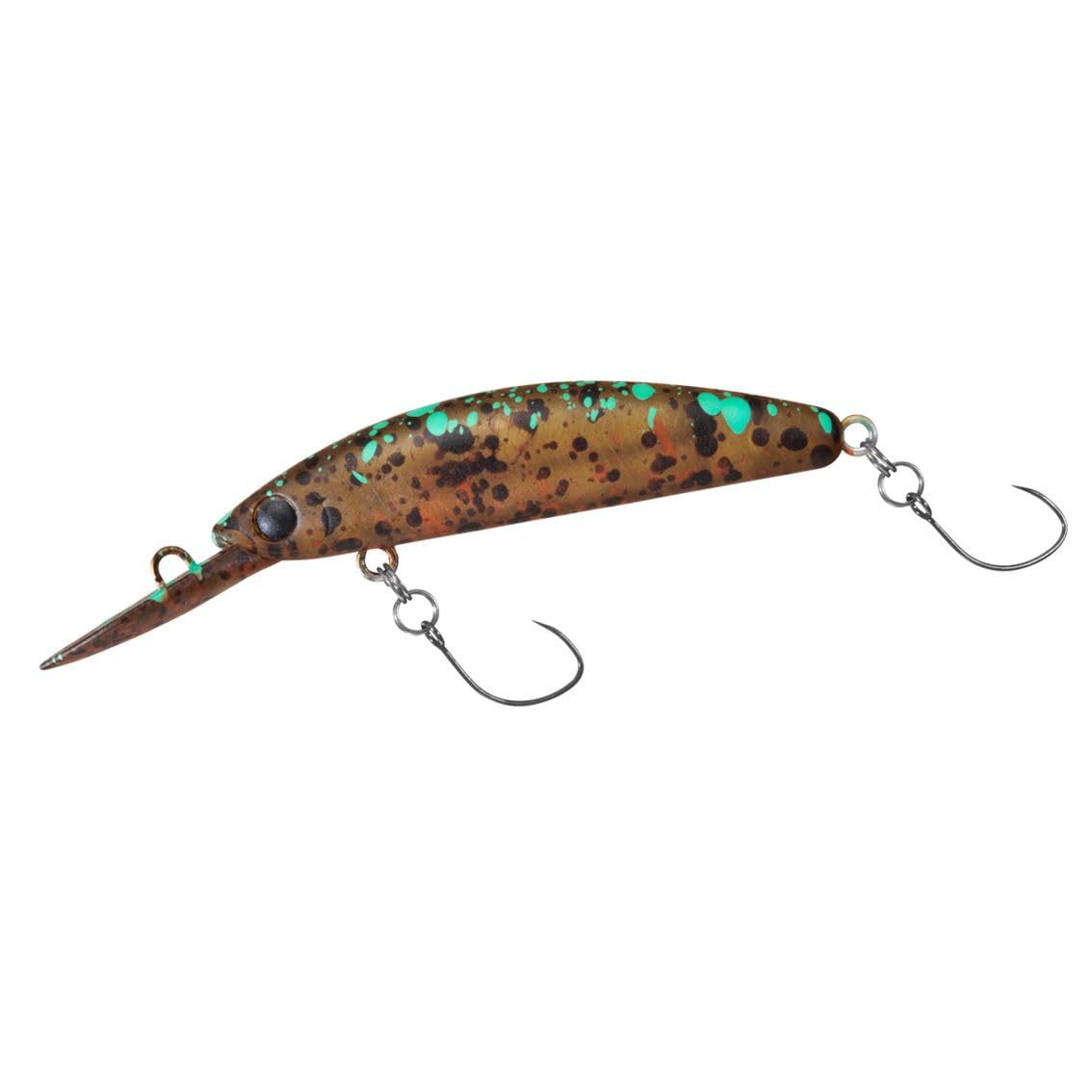 DAIWA Minnow/Lure PRESSO Double Clutch 48F Yadoku Brown