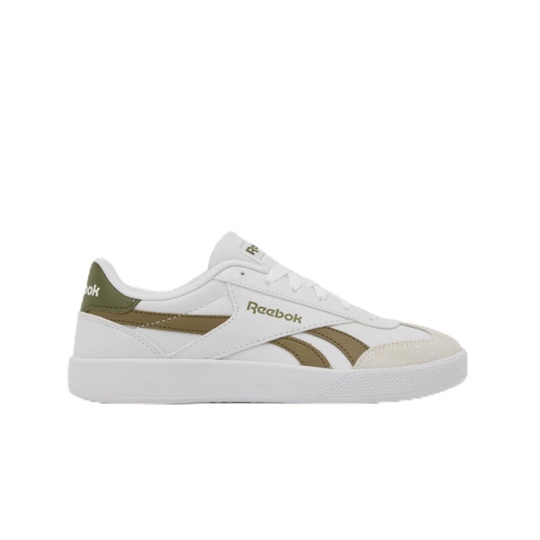 Reebok Unisex Smash Edge Trainers, Ftwrwhite Khakibrown Deepolive, 9.5