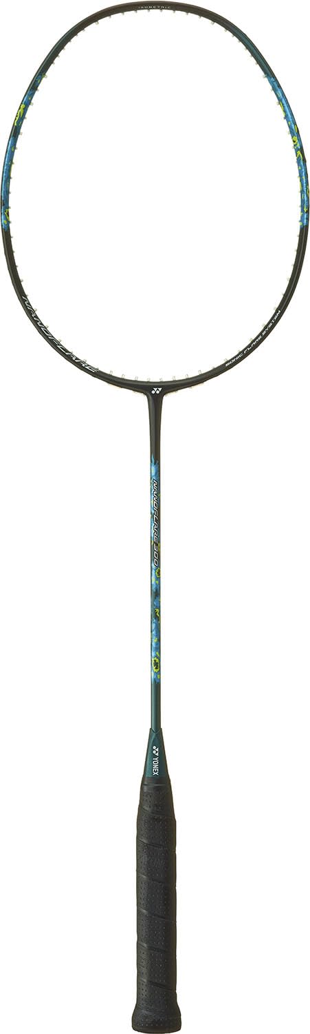 Yonex Badminton Racket Nanofare 300 Frame Only, Entry Model, Black/Green (530) 4U6 NF300