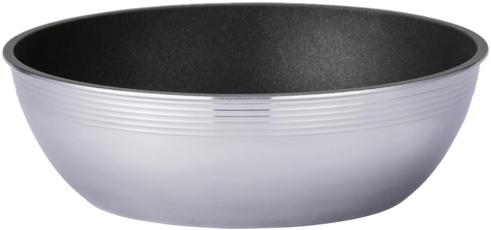 Hokuriku Aluminum, Deep Frying Pan, 8.7 inches (22 cm), Aluminum, Gas Fire, Made in Japan, For the First Time in Japan, Total Heating, Time-Saving, Durable, Frying Pan Made in Japan, Abrasion