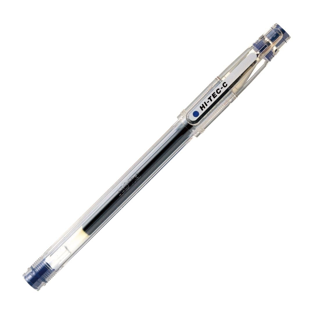 Pilot Hi-Tec-C 0.4 Blue Gel Ballpoint Pens, 10 Count LH200C410L