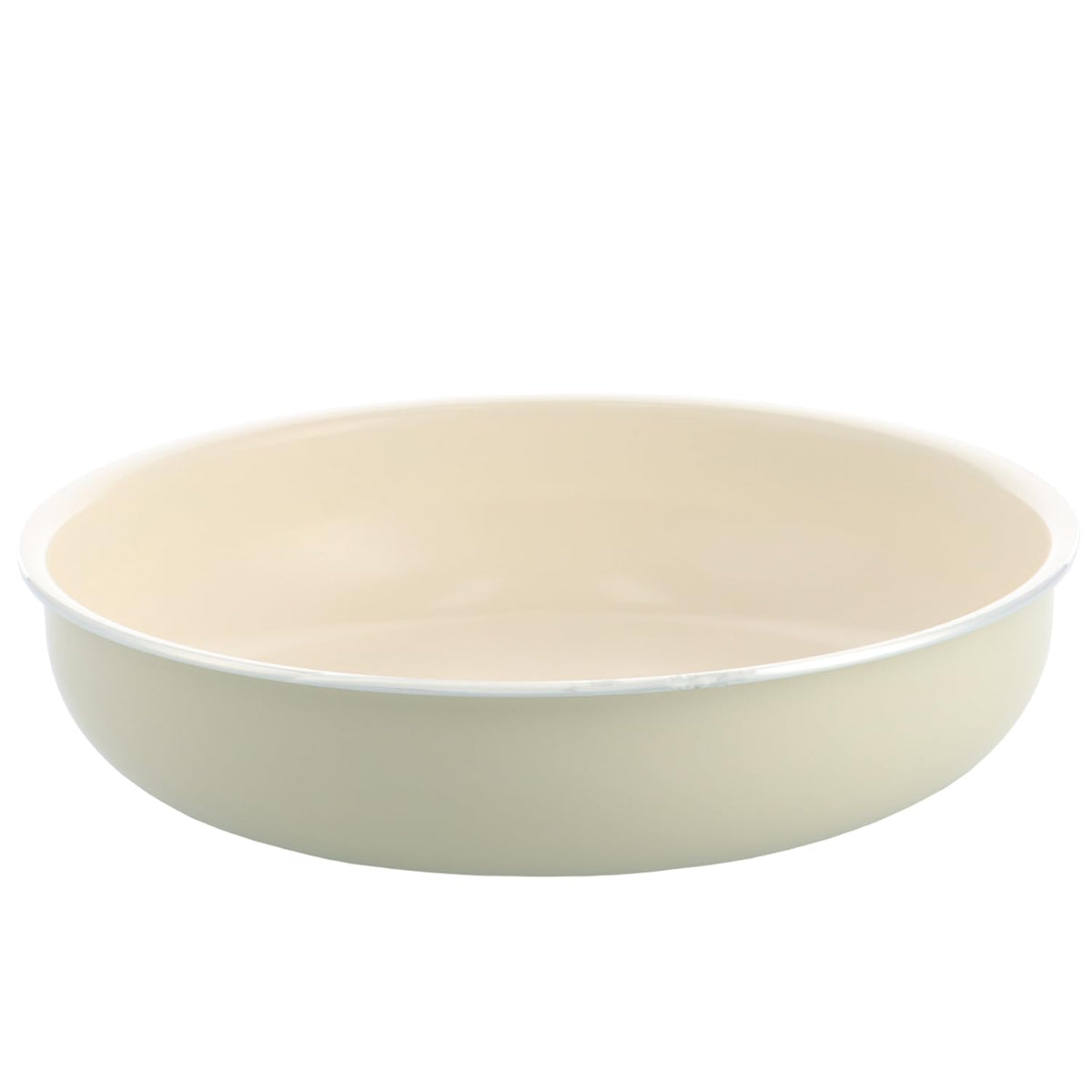 グリーンパン(Greenpan) Green Pan Click Chef Frying Pan 10.2 inches (26 cm), Cream White
