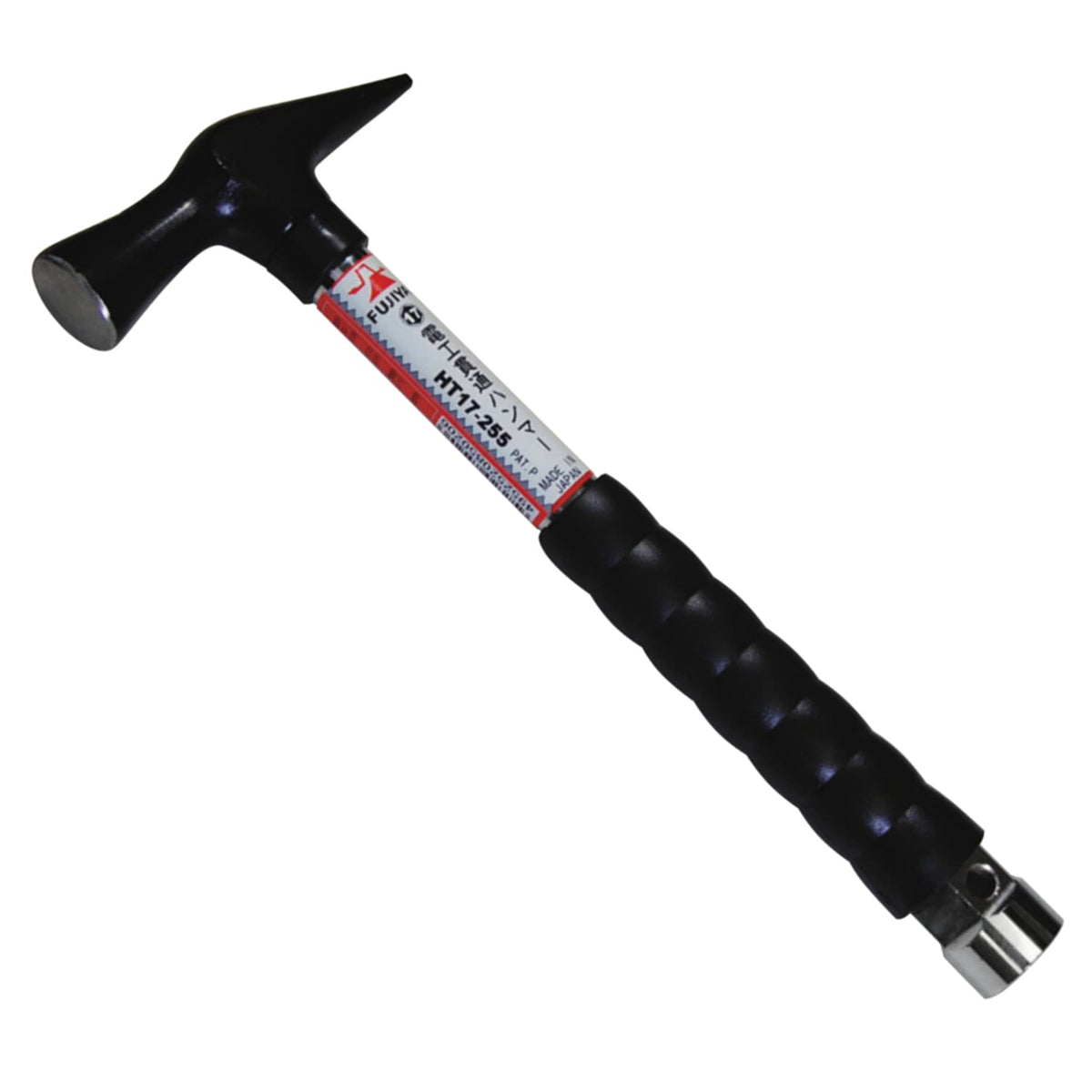 Fujiya HT17-255 Penetrating Hammer (All Thread Penetration Type), 10.0 inches (255 mm), Black