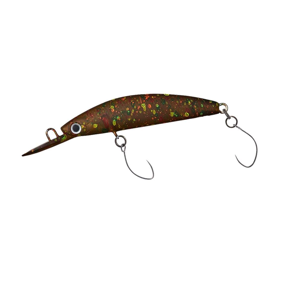 Daiwa Area Trout Presso Double Clutch 60F1 Tuned by HMKL Marble Brown Lure