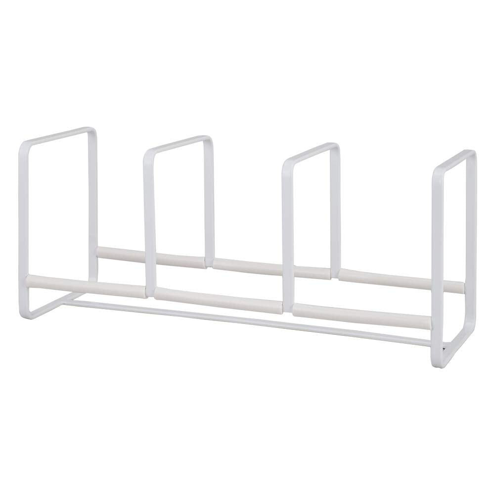 YAMAZAKI Home Tower Dish Organizer - Storage Rack Wide for Kitchen Cabinets