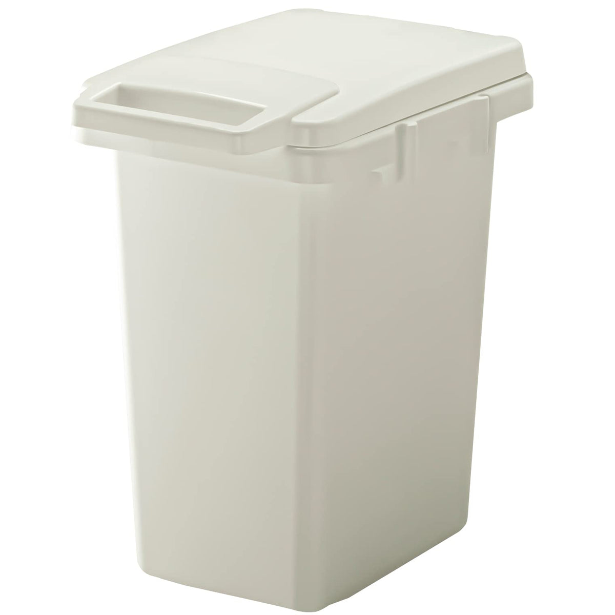 リス Squirrel 180487 Trash Can, Handle, Open-Handed, Connecting Dust Box, 7.6 gal (30 L), Gray, Home & Home 33J, Made in Japan