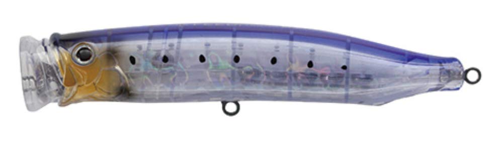 TackleHouse CFP100 Popper Contact Feed Popper 3.9 inches (100 mm), 0.7 oz (21 g), Clear Sardine #19