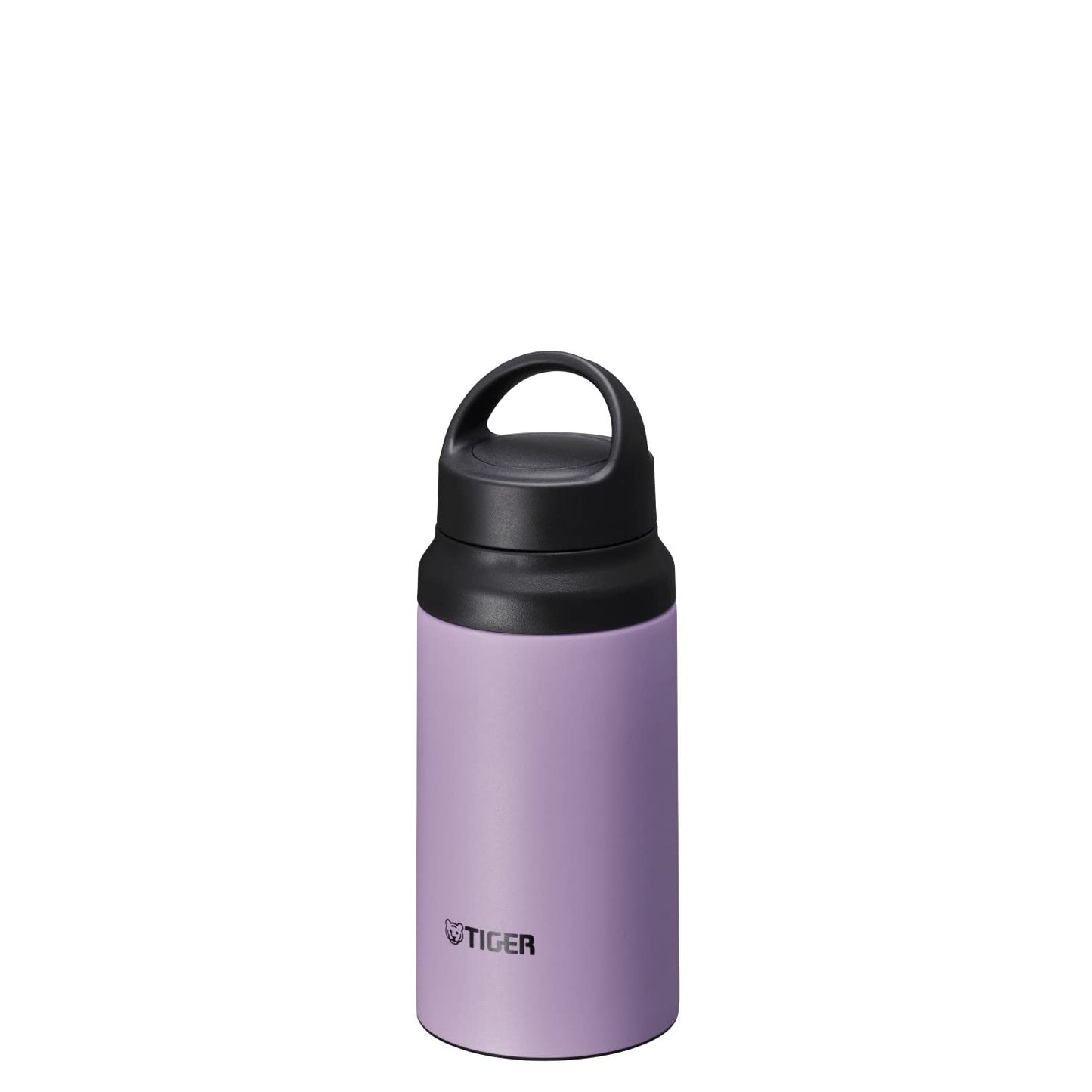 TIGER MCZ-S040VZ Tiger Water Bottle, 13.5 fl oz (400 ml) with Handle, Lightweight, Stainless Steel Bottle, Outdoor, Office, Lilac (Purple)