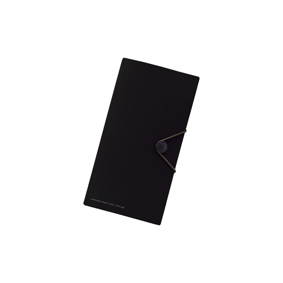 Lihit Lab F7526-24 Card Passbook Case Carrying Pocket for Travel Black