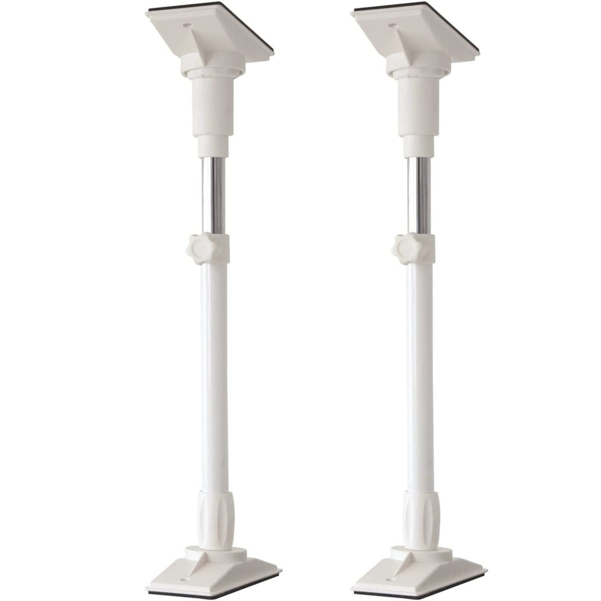Yamazen KTB-M (WH) Furniture Tension Rod, Length 20.1 - 31.5 inches (51 - 80 cm), Set of 2, White