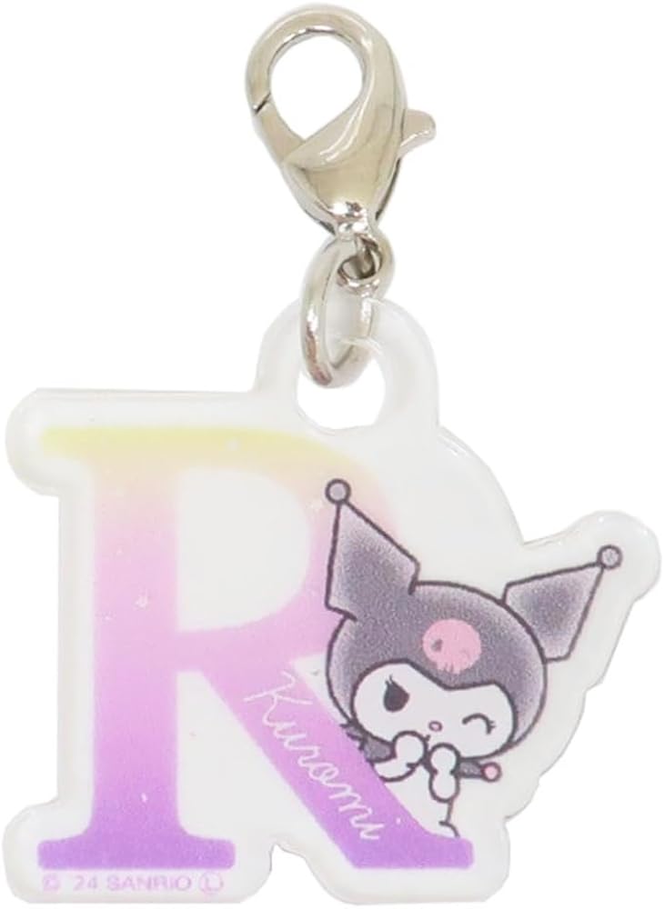 Tees Factory Clomi Zipper Mascot Mini Initial Charm/R Sanrio