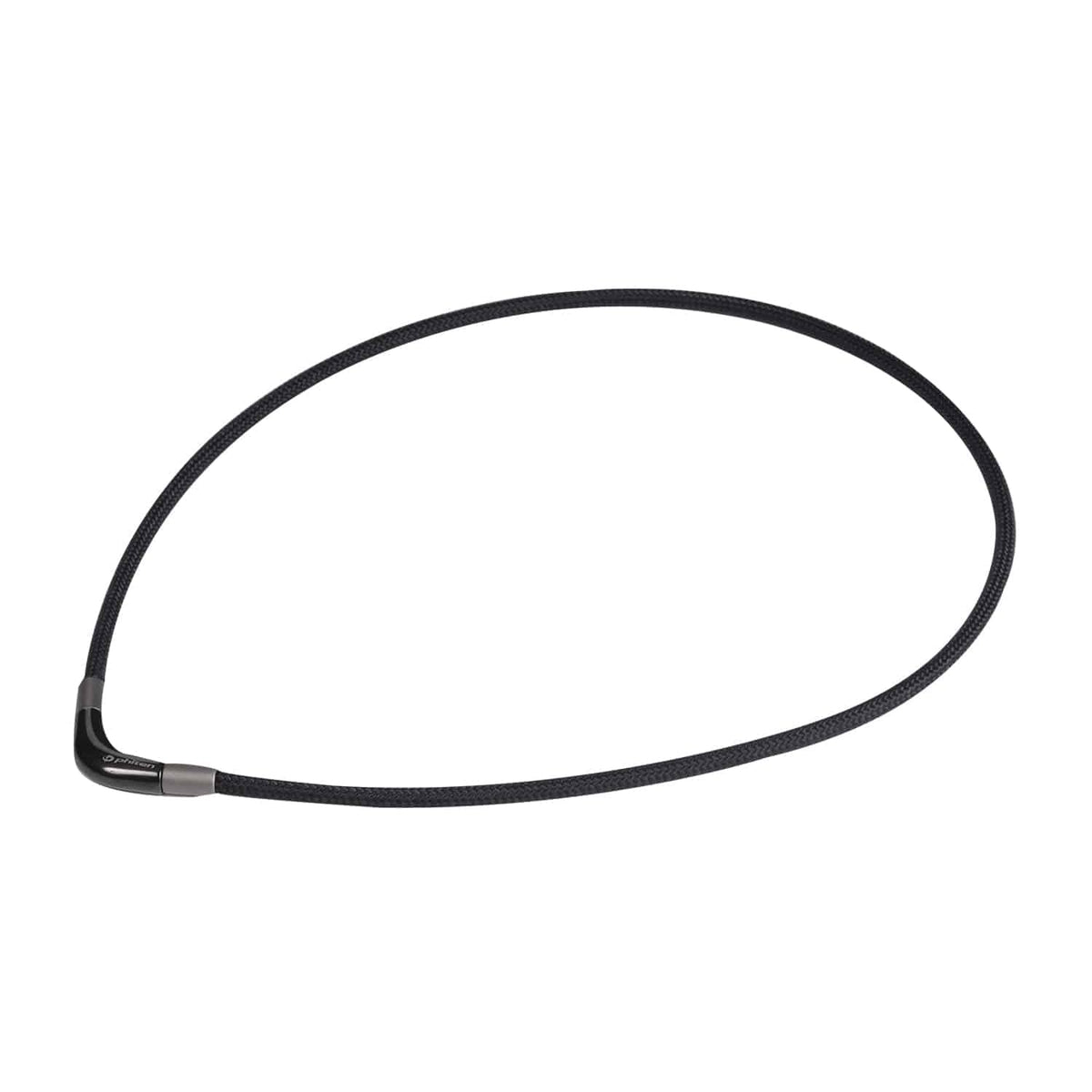 Phiten Metax V-Edge Necklace - Durable Polyester Rope, Permeated with Metax for Sports, Gym, Athletics with Titanium Snap Clasp for Men and Women, (15.75 Inch)