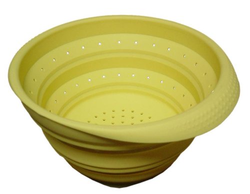 Silicone Drainer Bowl Yellow