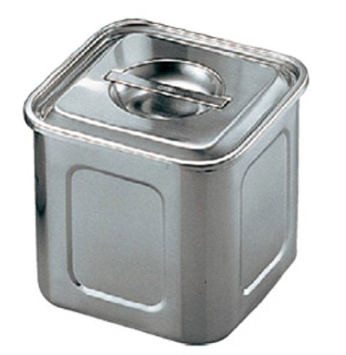 UK 18-8 Square Kitchen Pot 8cm Handless