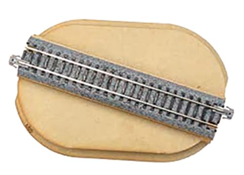 KATO 24-051 N Gauge Mini Diorama Base Straight Line 4.9 inches (124 mm) (with Railroad Tracks)
