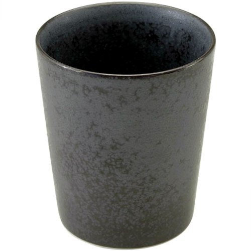 シートゥーシー ジャパン(Ctoc Japan) Tumbler, Black Squeeze Glaze, Cup/Arita Ware Japanese Cup Porcelain Size: Diameter 2.8 x 3.1 inches (7 x 8 cm), No. 645382