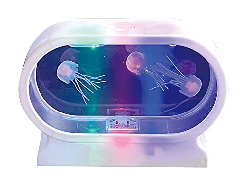 Ishigro Aquarium Mini Jellyfish, White, W 7.9 x H 5.4 x D 2.4 inches (200 x 137