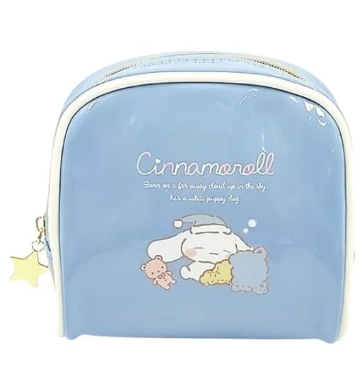 マリモクラフト(Marimocraft) Cinnamoroll Box Pouch, Blue, Loose Natural Series