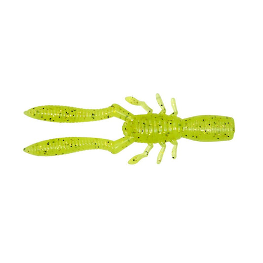 Bottle Shrimp SW (2.4 inch) Clear Chart/Gold Flake