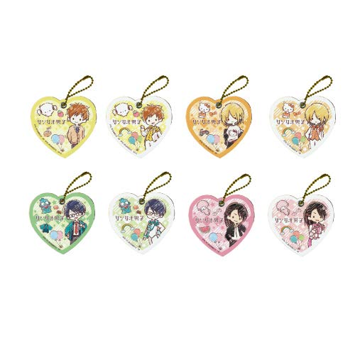 Sanrio Boys 01 Graph Art Character Leather Charm Box