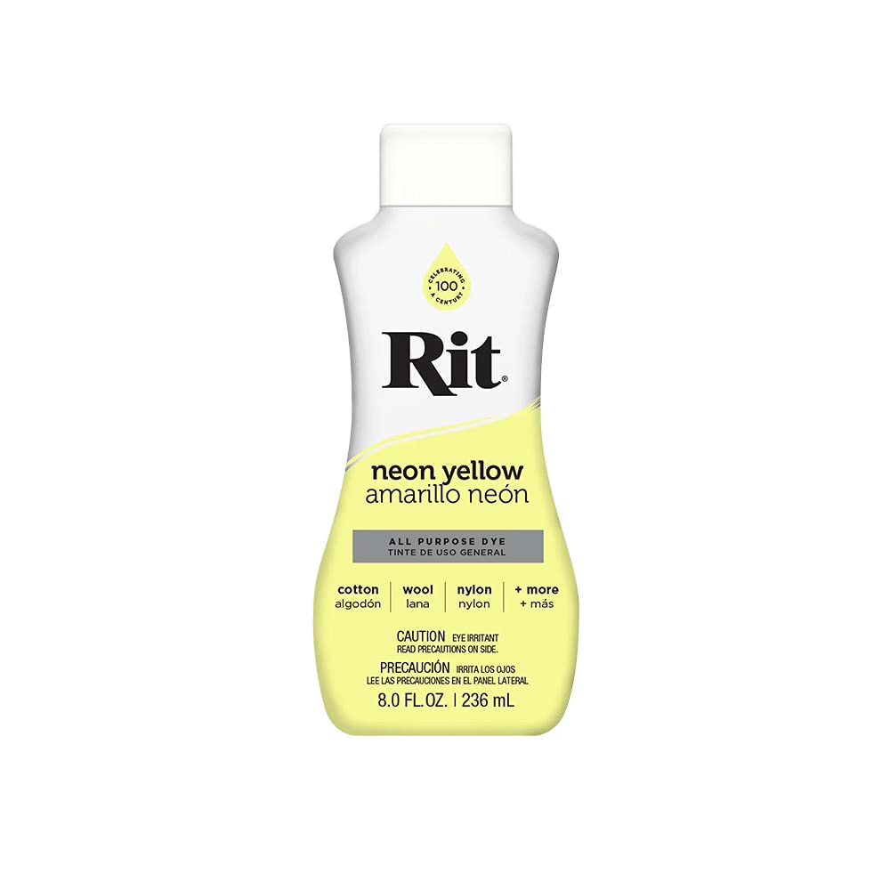 Liquid Dye 12690611 Rit Liquid 8.1 fl oz (236 ml), 26 Neon Yellow
