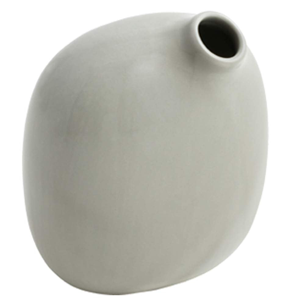 Kinto 25988 SACCO Base Porcelain Vase, 02, Gray