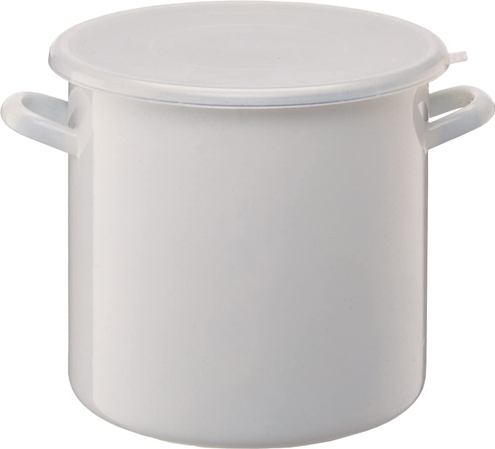 Takagi Metal HSP-M20 Pickled Food Container, Pickled Pot, Pickles, Bran Pickles, Round Shape, Hollow 1.2 gal (6.0 L), 7.9 inches (20 cm)