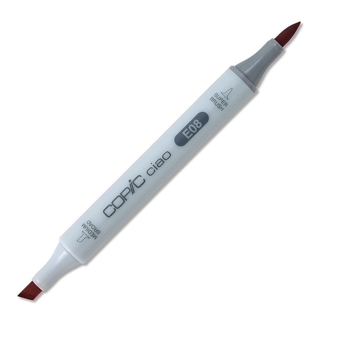 Copic Markers E08 Ciao with Replaceable Nib, Brown