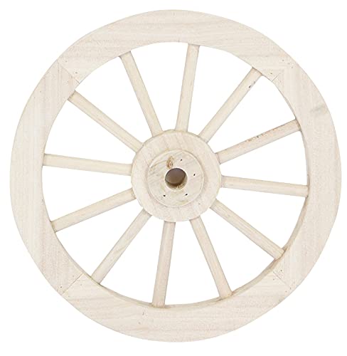 Murataya Sangyo 6323 Wood Wheel, S, White (02)