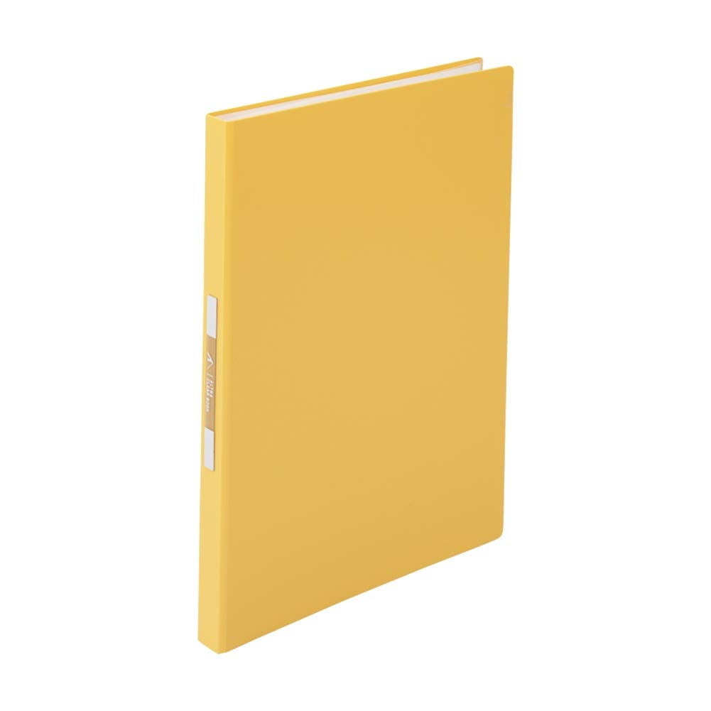 Lihit Lab N7752-5 ALTNA A4 Clear Book, 40 Pockets, Yellow
