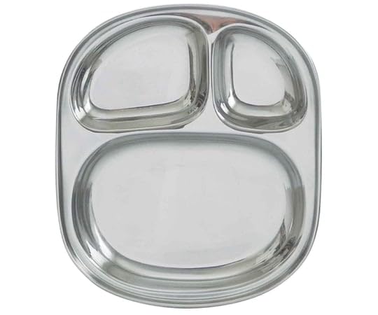 グローバルアロー Global Arrow K04-8090 ROCCO ST Lunch Plate, Silver, Rec
